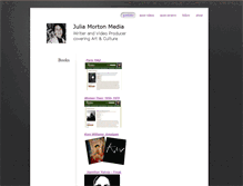Tablet Screenshot of juliamortonmedia.com